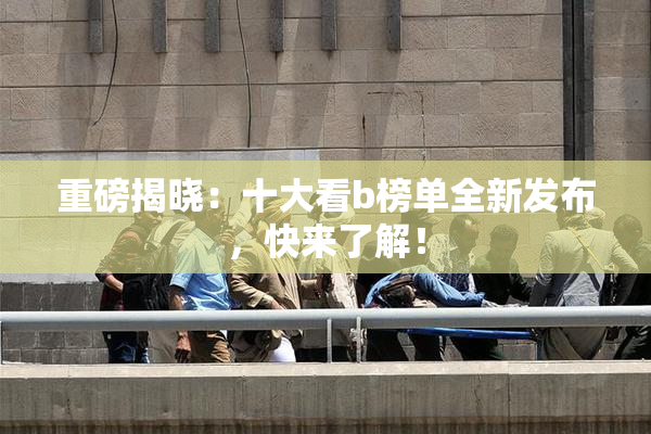 重磅揭晓：十大看b榜单全新发布，快来了解！