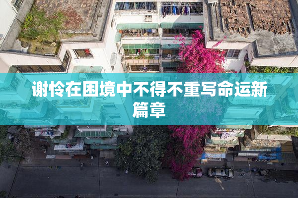谢怜在困境中不得不重写命运新篇章
