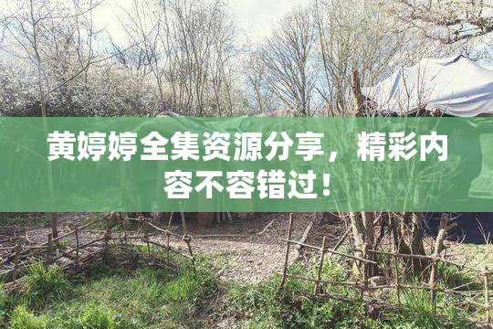 黄婷婷全集资源分享，精彩内容不容错过！
