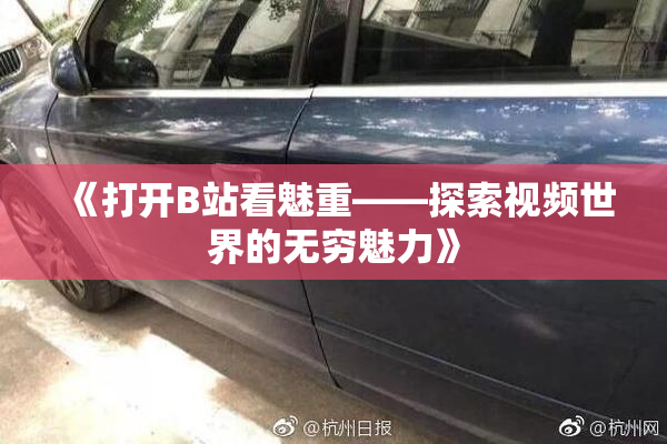 《打开B站看魅重——探索视频世界的无穷魅力》