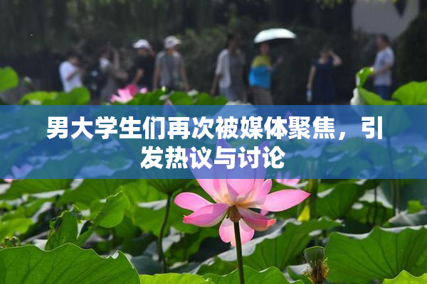 男大学生们再次被媒体聚焦，引发热议与讨论