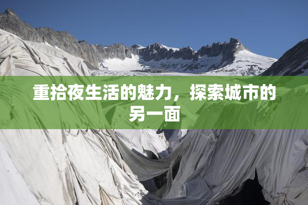重拾夜生活的魅力，探索城市的另一面