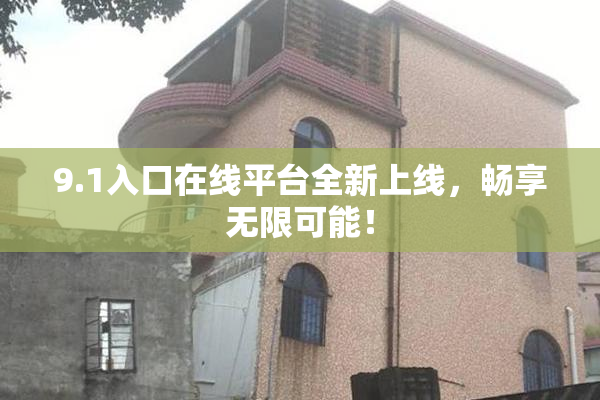 9.1入口在线平台全新上线，畅享无限可能！