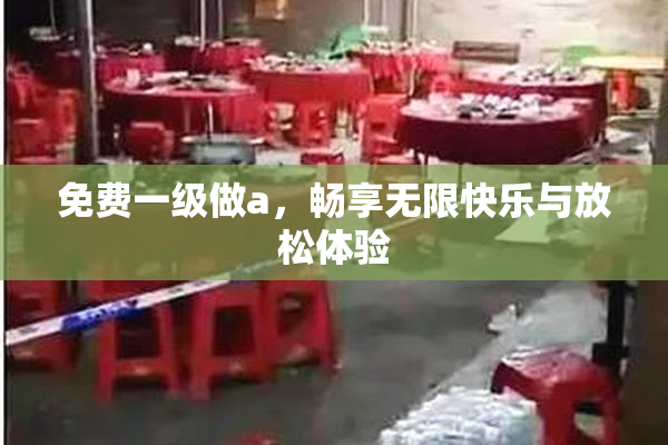 免费一级做a，畅享无限快乐与放松体验