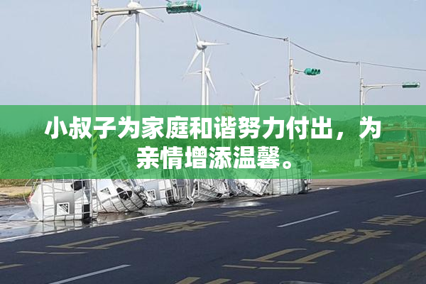 小叔子为家庭和谐努力付出，为亲情增添温馨。