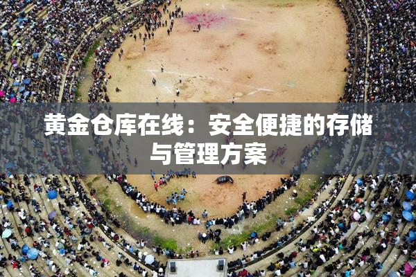 黄金仓库在线：安全便捷的存储与管理方案