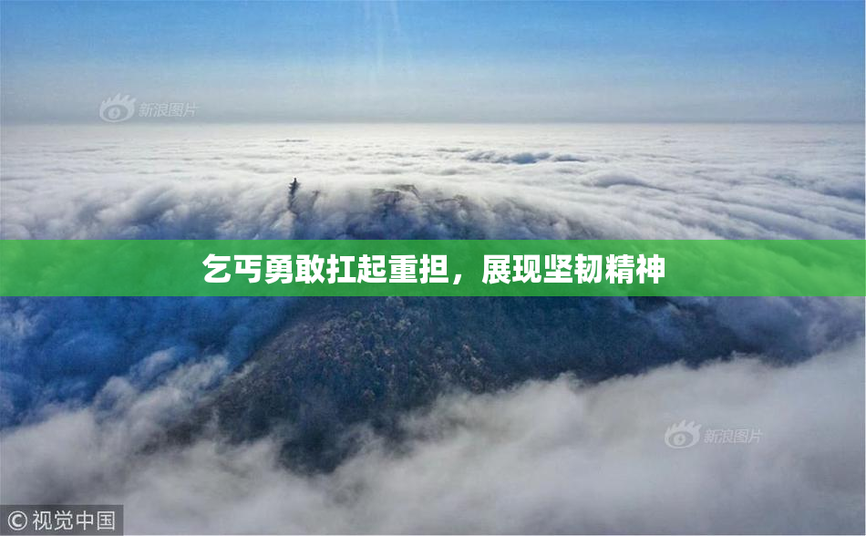乞丐勇敢扛起重担，展现坚韧精神