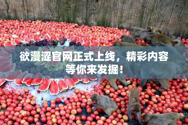 欲漫涩官网正式上线，精彩内容等你来发掘！
