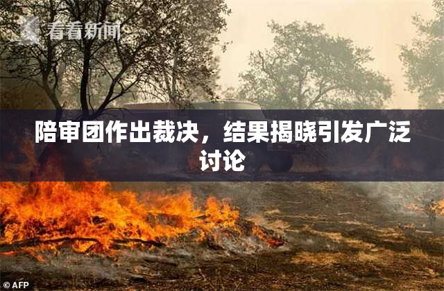 陪审团作出裁决，结果揭晓引发广泛讨论