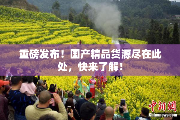 重磅发布！国产精品货源尽在此处，快来了解！
