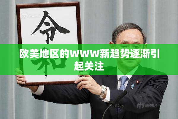 欧美地区的WWW新趋势逐渐引起关注