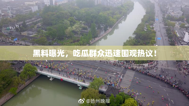 黑料曝光，吃瓜群众迅速围观热议！