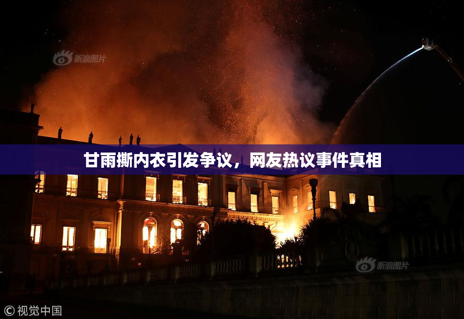 甘雨撕内衣引发争议，网友热议事件真相