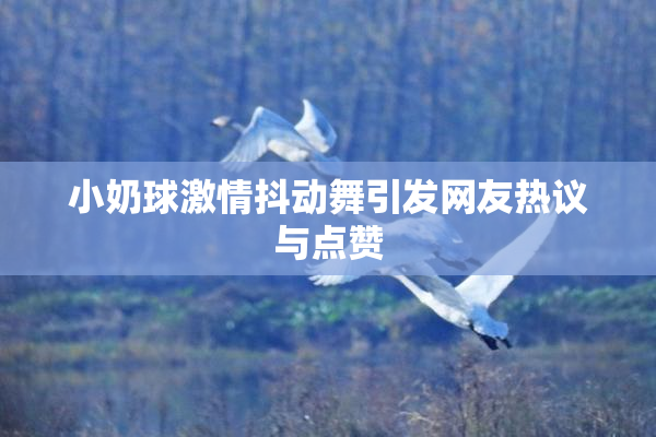 小奶球激情抖动舞引发网友热议与点赞