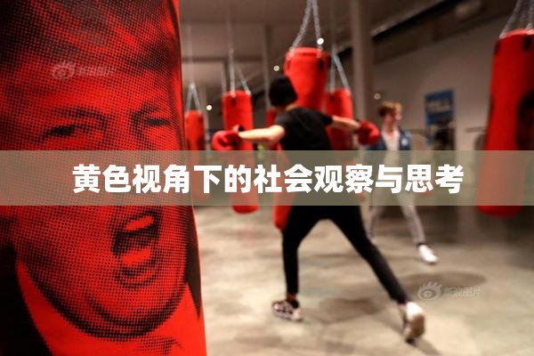 黄色视角下的社会观察与思考