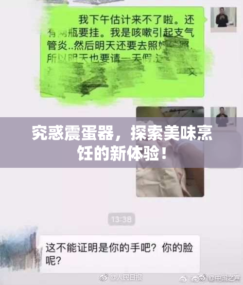 究惑震蛋器，探索美味烹饪的新体验！