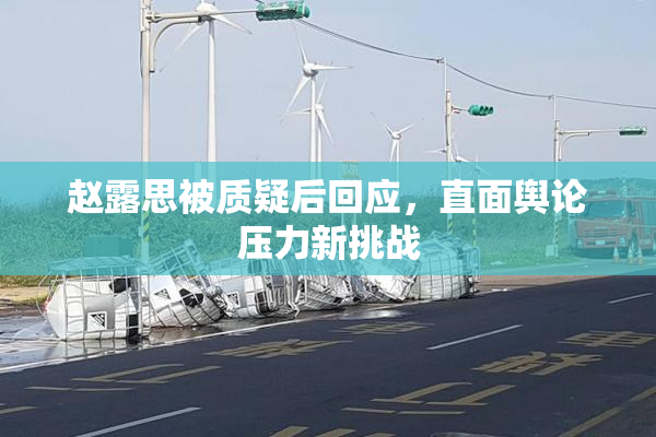 赵露思被质疑后回应，直面舆论压力新挑战