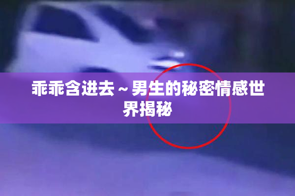 乖乖含进去～男生的秘密情感世界揭秘