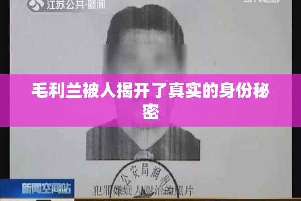 毛利兰被人揭开了真实的身份秘密