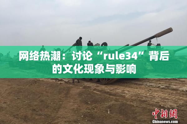 网络热潮：讨论“rule34”背后的文化现象与影响