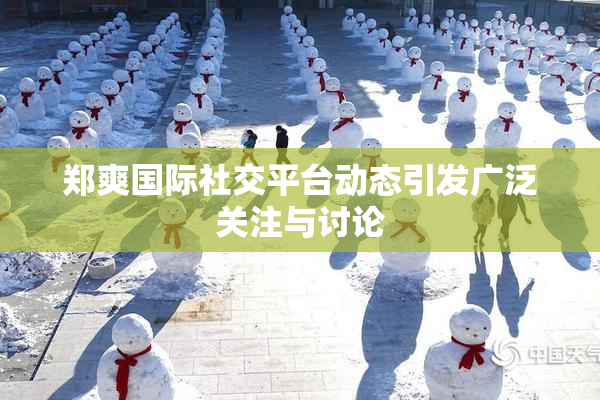 郑爽国际社交平台动态引发广泛关注与讨论