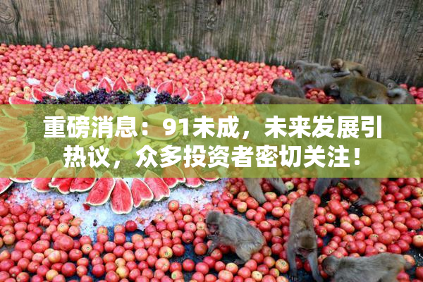 重磅消息：91未成，未来发展引热议，众多投资者密切关注！