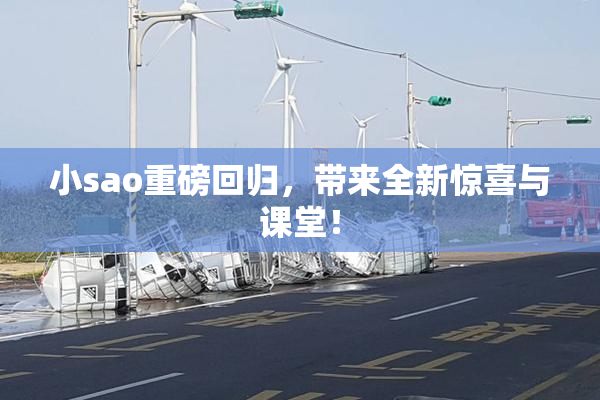 小sao重磅回归，带来全新惊喜与课堂！