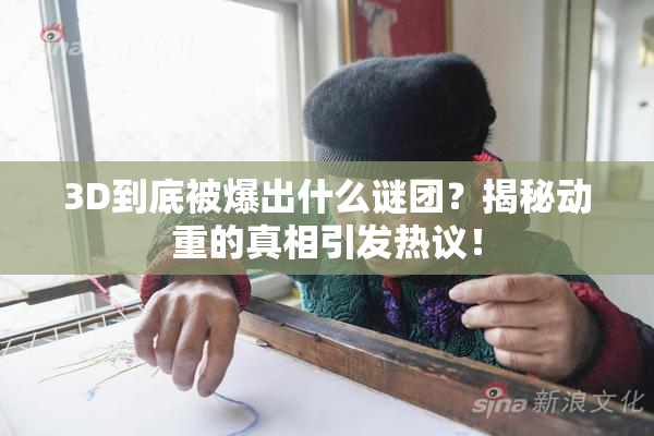 3D到底被爆出什么谜团？揭秘动重的真相引发热议！